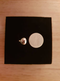 Bague cercle et sphère