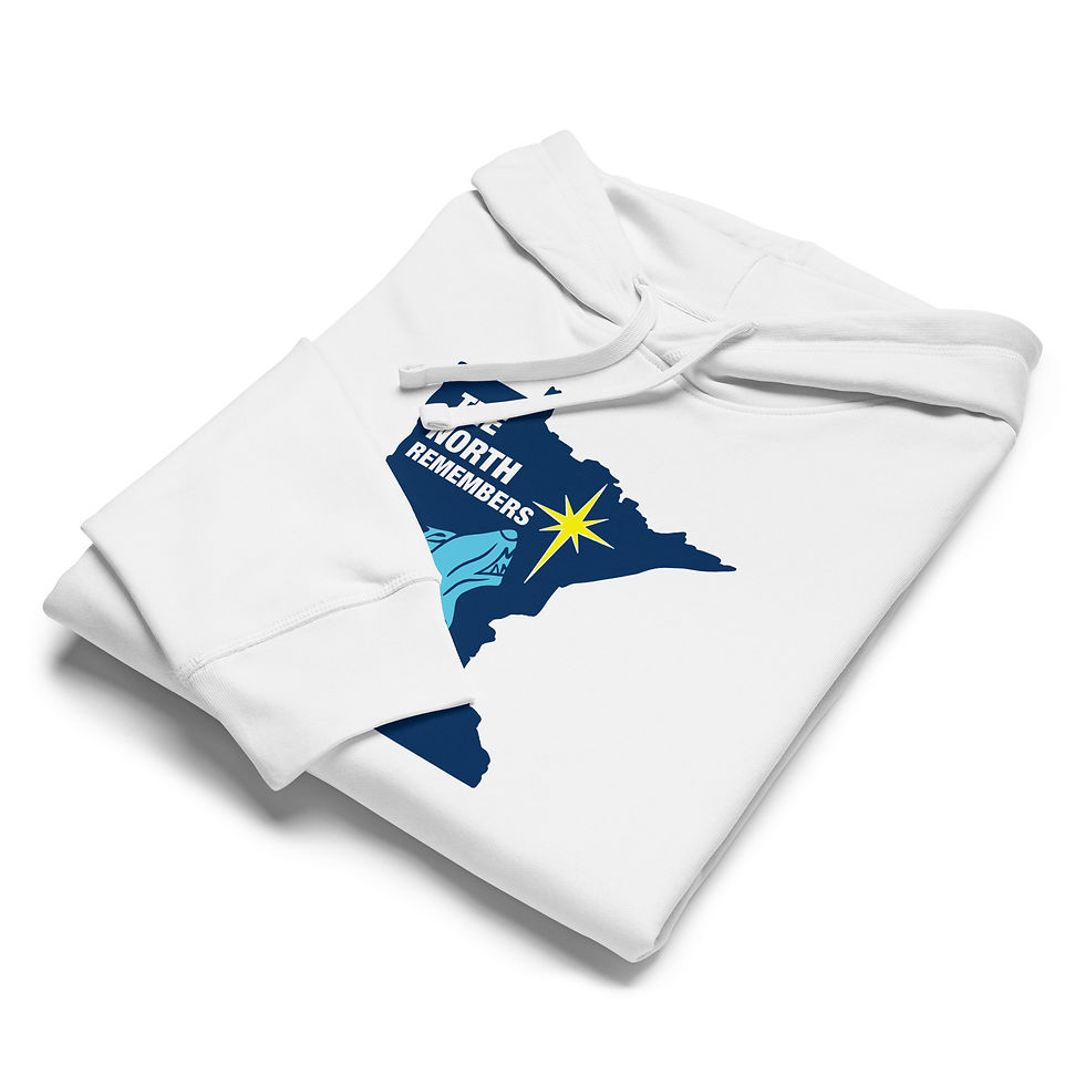 Thumbnail: The North Remembers Minnesota Timber-Dire Wolf Premium Unisex Hoodie