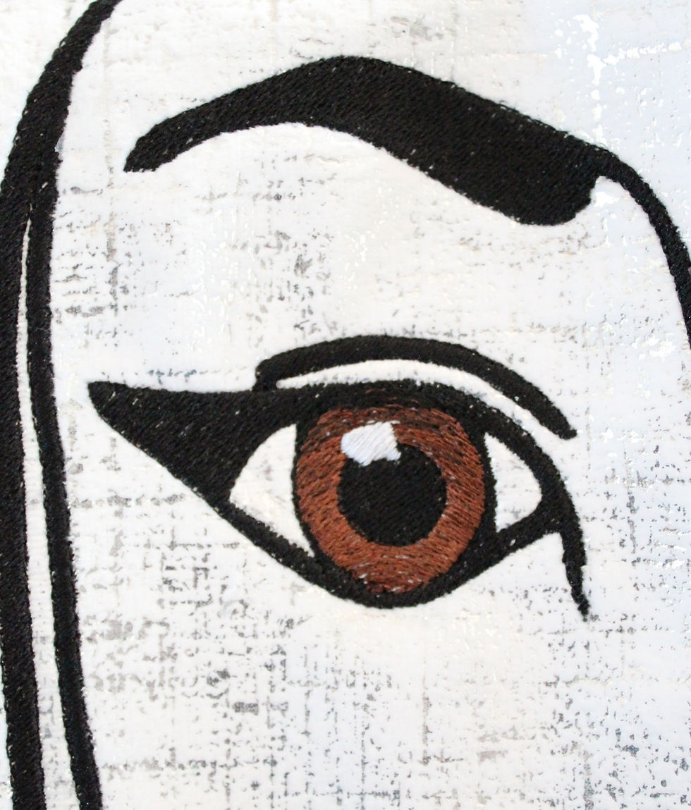 Thumbnail: Sarah Pouch Bag - Brown Eye/Red Lip