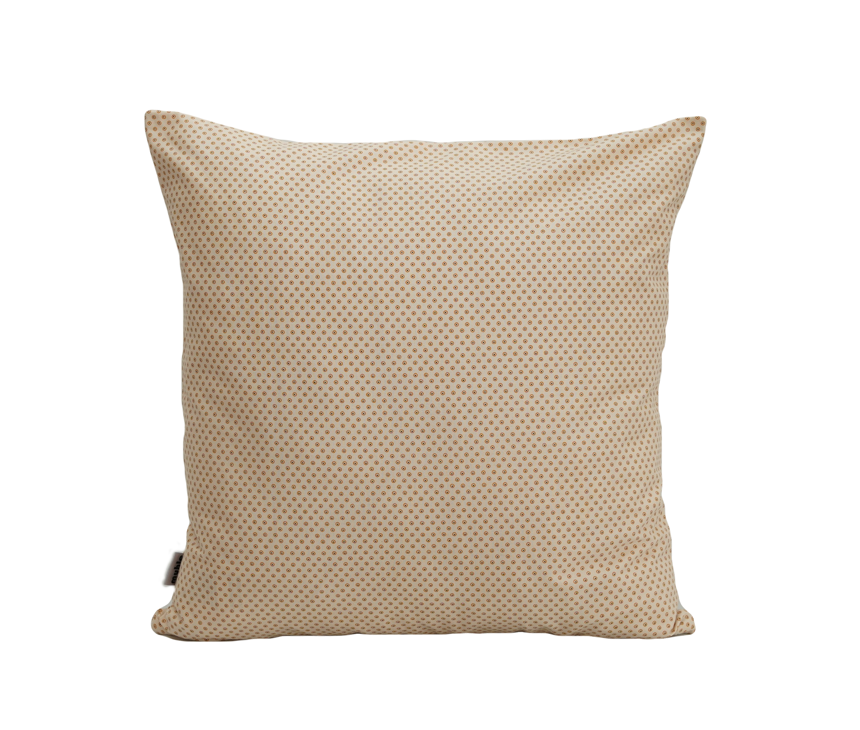 20" Oatmeal Shweshwe Scatter Pillow