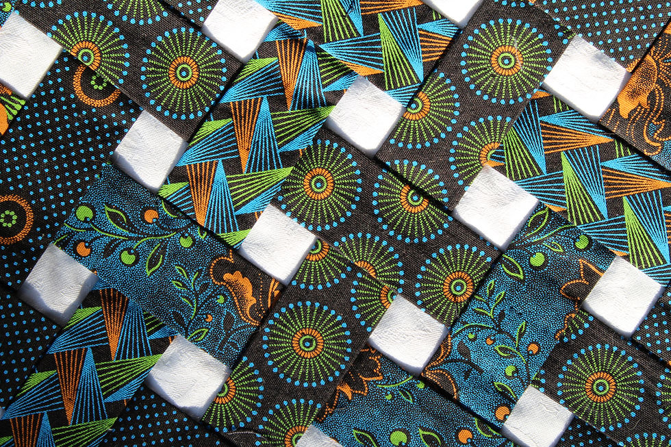 Thumbnail: 20" Basket Weave Pillow with Black Oxford Hem