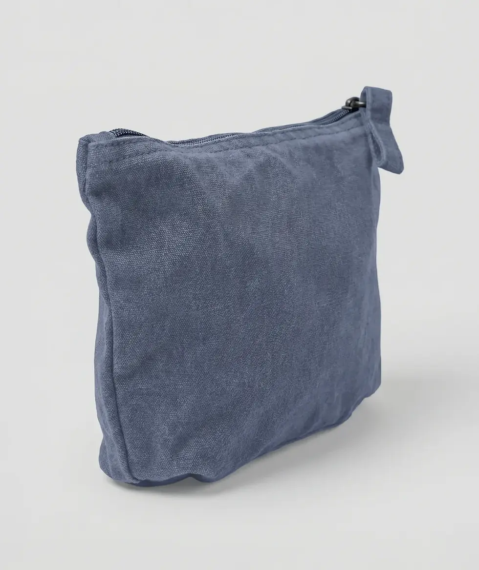 Pochette Denim Tessa CLUB Newtone vue de dos sur fond blanc