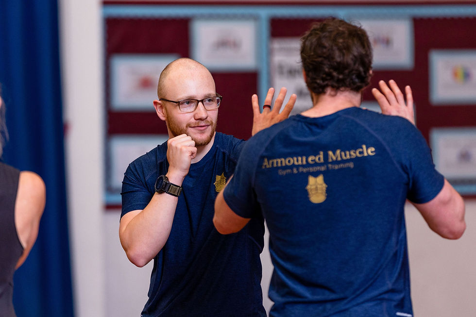 Armoured Muscle Fitness Instructors at the Norwich Fitness Festival
