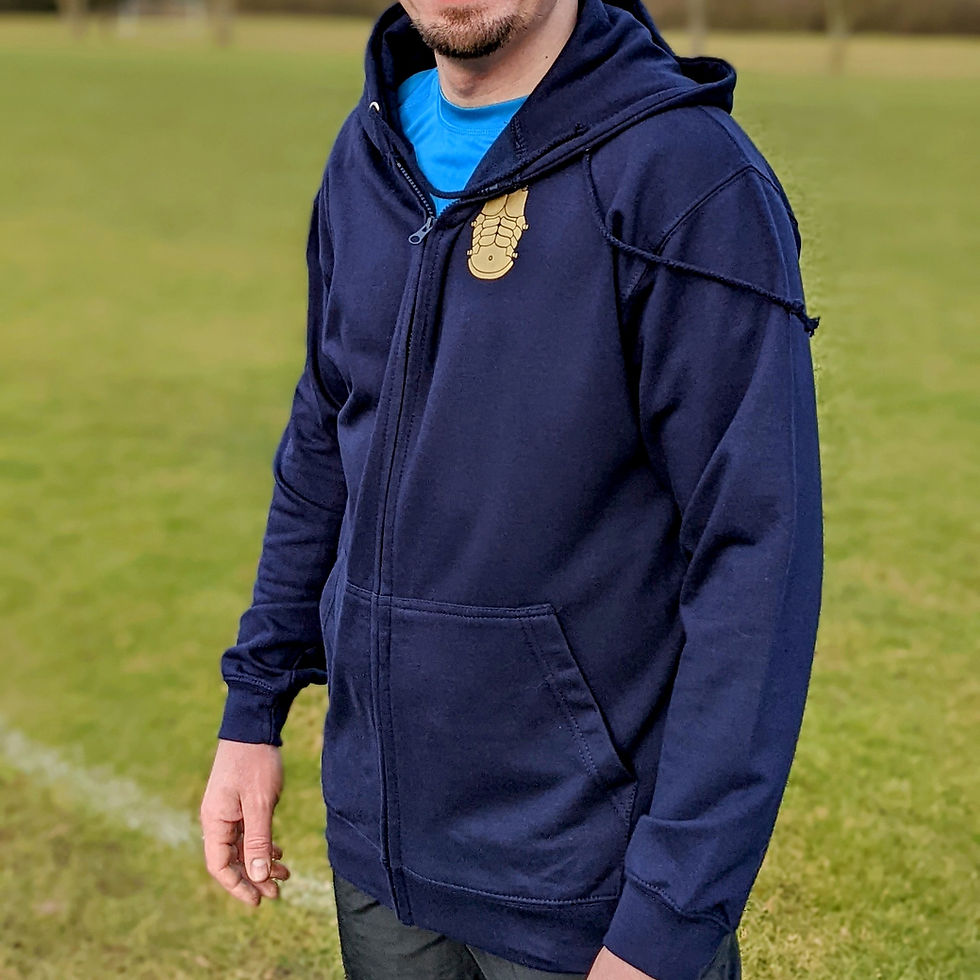 Thumbnail: Zip Hoodie (Zoodie) Blue