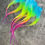 Thumbnail: Long Fluffy Rainbow Rooster Craft Feathers 8to14inch