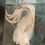 Thumbnail: Light Gray Creme Rooster Saddles XL 9-13” Long Fluffy Feathers 12