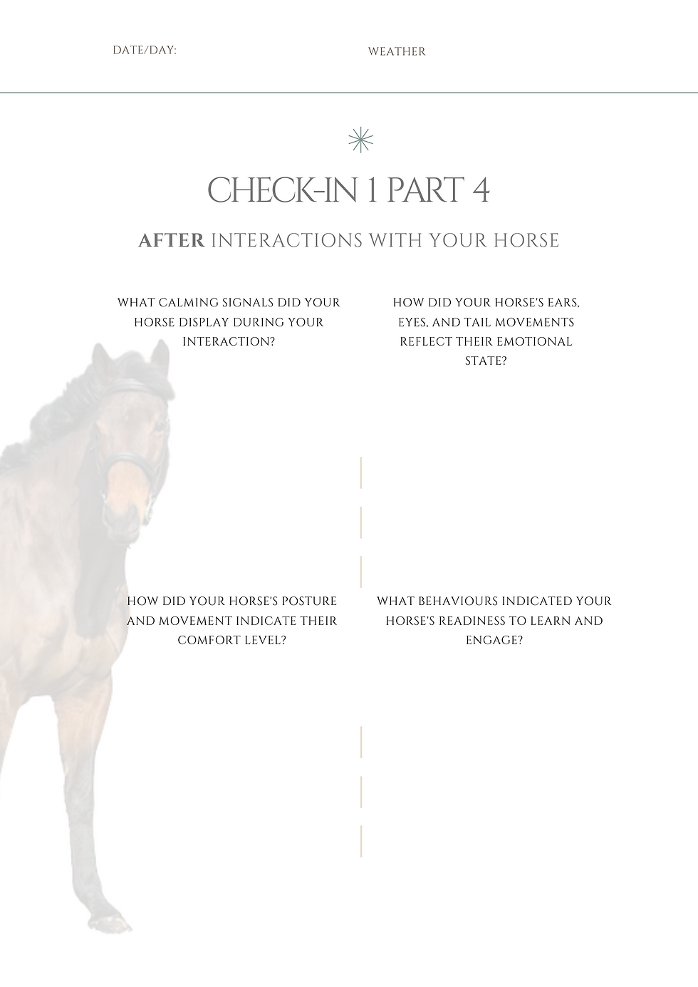 Thumbnail: Five weeks Check-In Journal ONLY