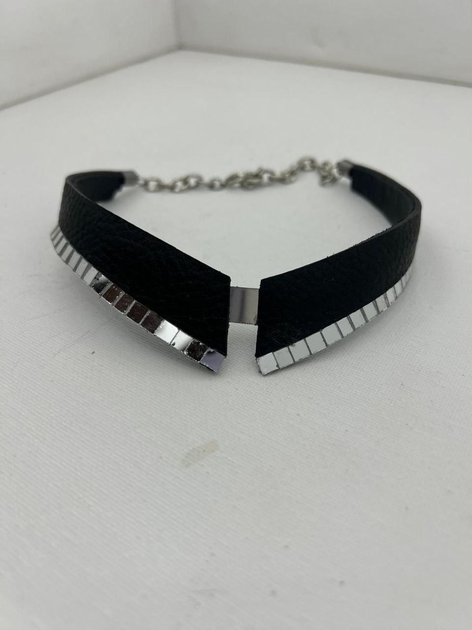 Orion Metropolis Mirrored Collar Choker Necklace