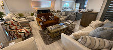 Furniture showroom with various sofas and armchairs