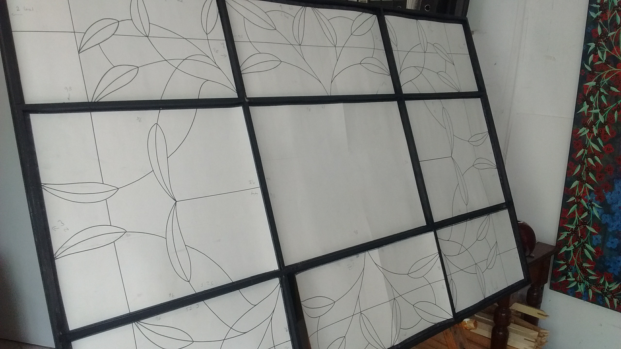 3. Frame And Cartoons In Place.