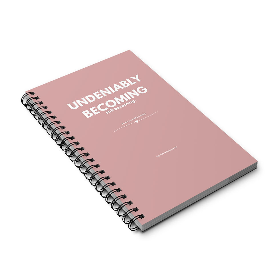 Thumbnail: Undeniably Becoming Blush Spiral Journal 