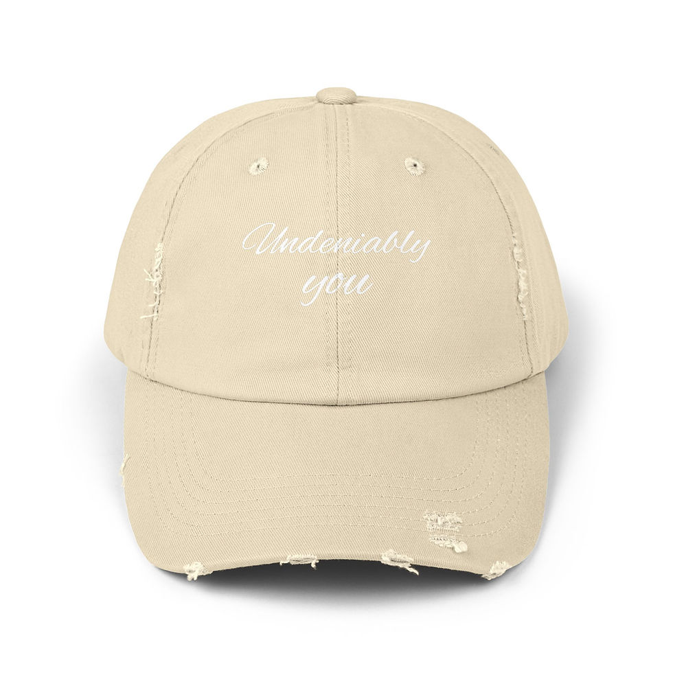 Thumbnail: Distressed Cap - 'Undeniably You' Quote