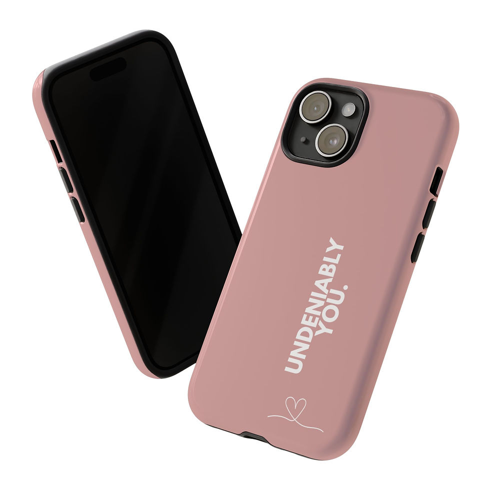 Thumbnail: Undeniably You Rose Slim Tough Phone Case — Inspirational Protective Phone Case