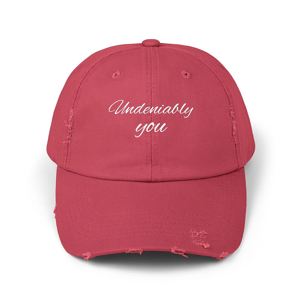 Thumbnail: Distressed Cap - 'Undeniably You' Quote