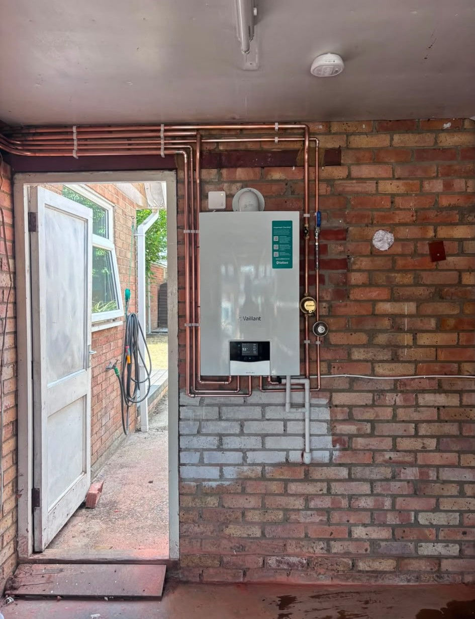 Expert boiler and heating solution installed in Essex garage.