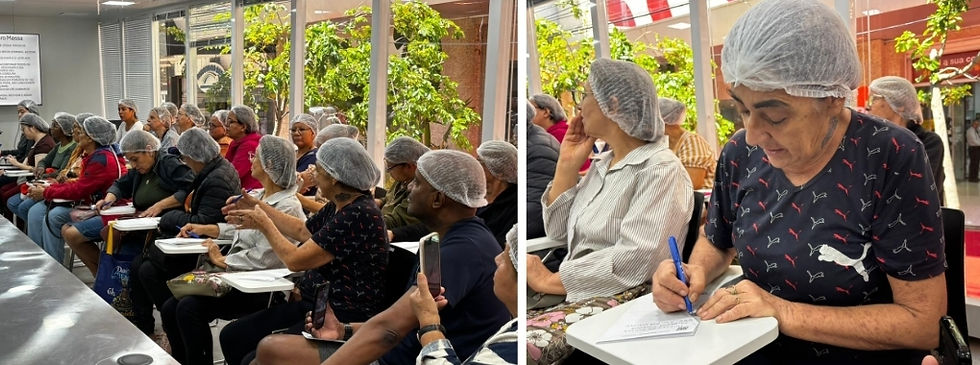 A procura pelas aulas da Carreta Gastronômica é majoritariamente do público feminino. Foto: Pedro Henrique Fursts