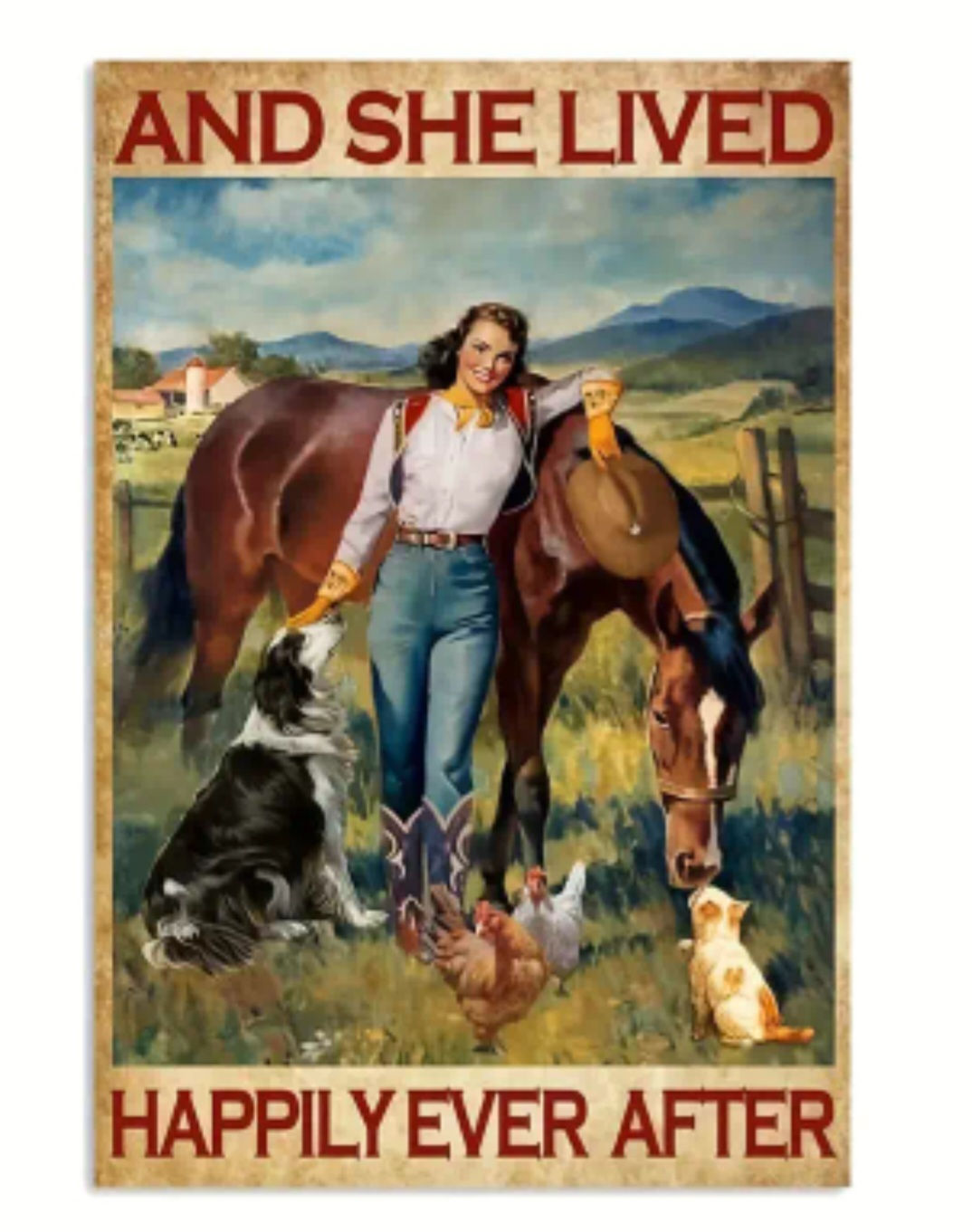 Happily Ever After Vintage Sign