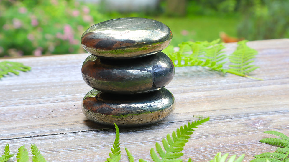 Thumbnail: Golden Pyrite Palm Stone