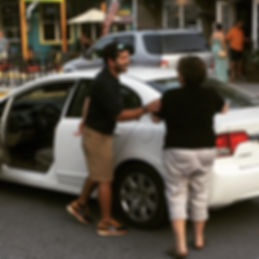 Palmetto Valet employee and guest