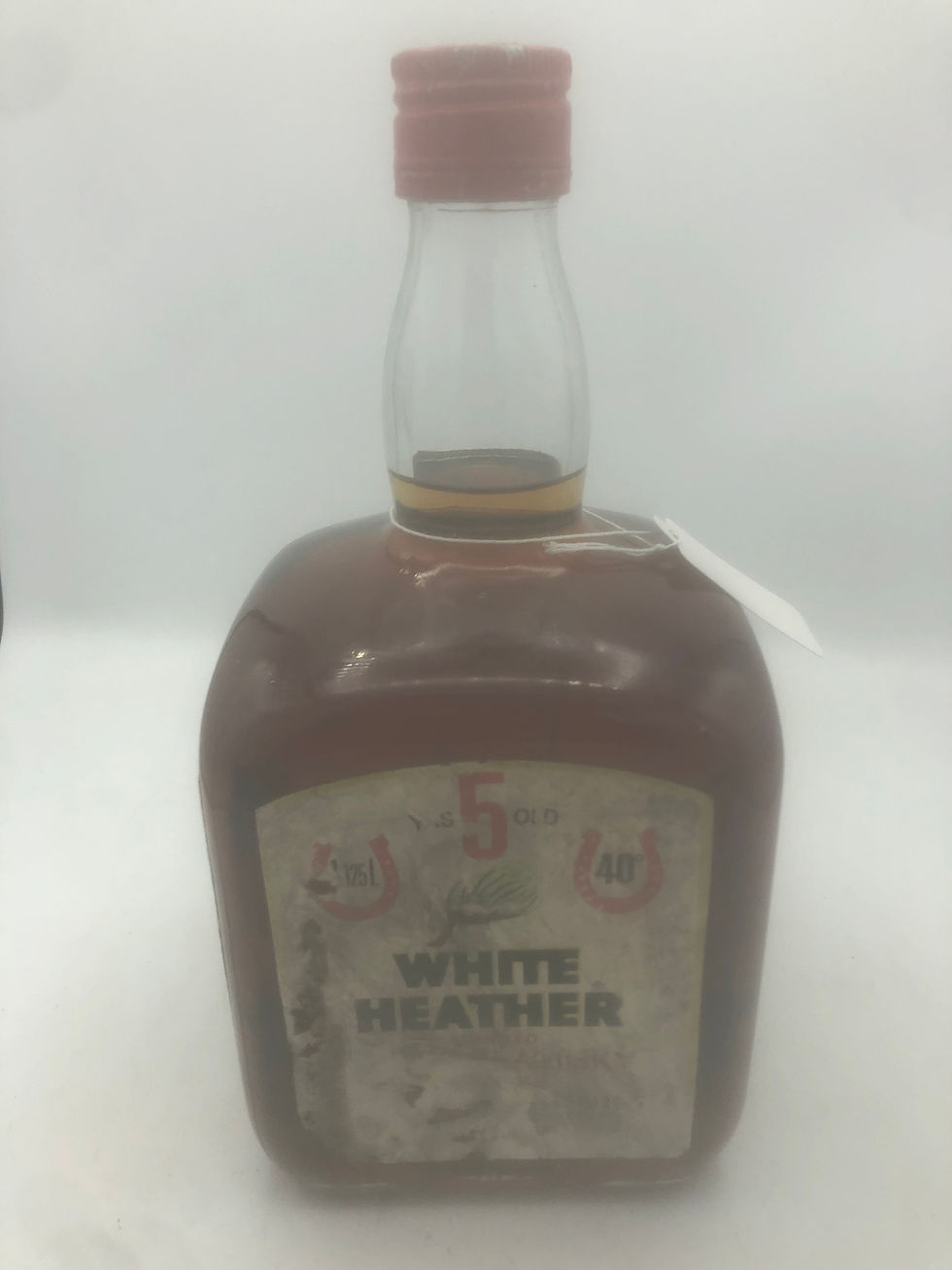 White Heather 5 Year Old Whisky 1960's 1.125 Litre
