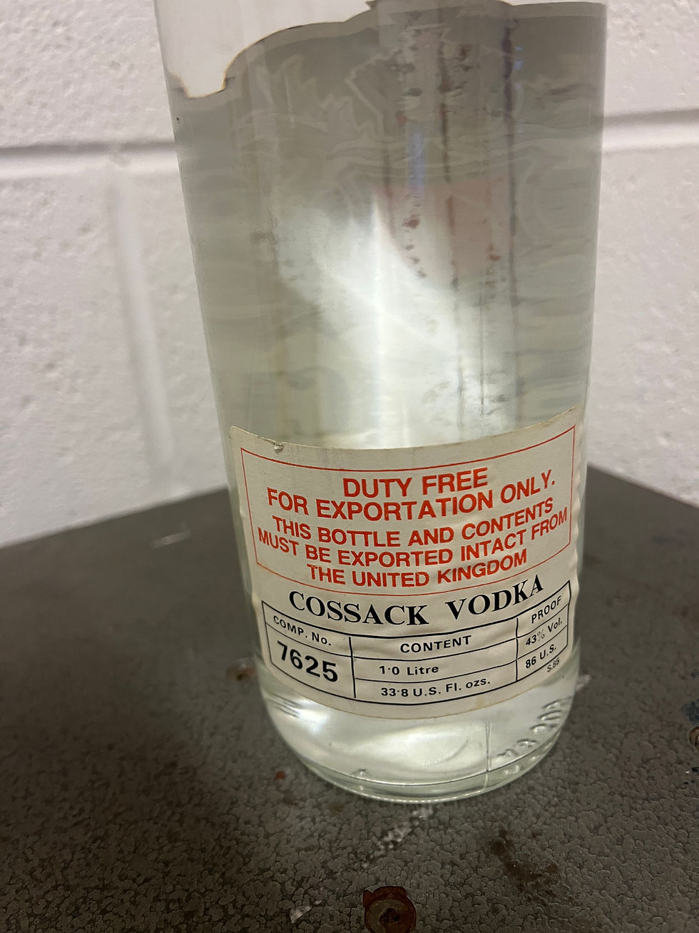 Thumbnail: Cossack Vodka Bottled 1970's Ltr 43% J & J Vickers Duty free