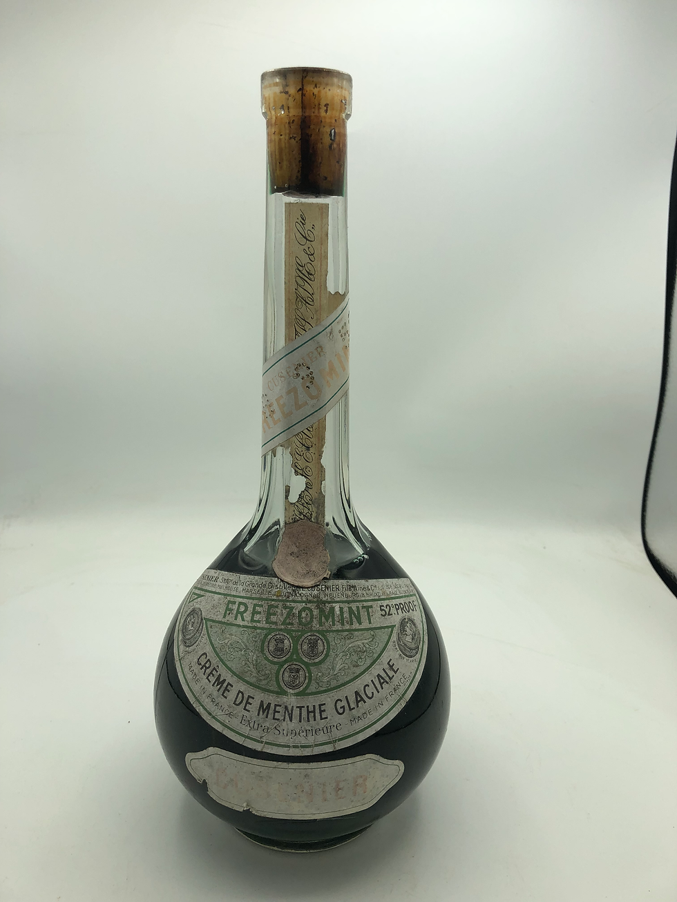 Freezomint Cusenier Creme de Menthe 1950's Bargain