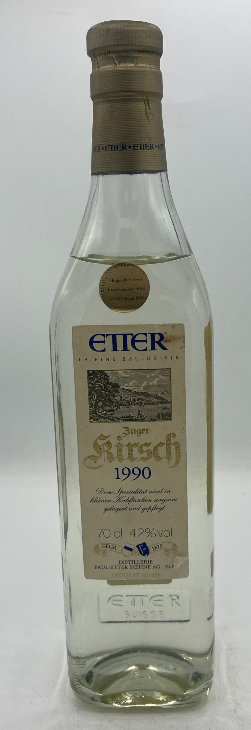 1990 Etter Zuger Kirsch Eau-de Vie