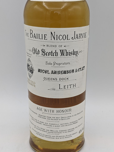 B. N. J. The Bailie Nicol Jarvie Blended Scotch Whisky, Scotland