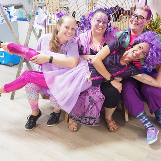 Dressed in Purple at the Lasiandra Festival as featured in Brilliant-Online