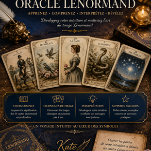 Comprendre le Petit Lenormand : Guide de Formation à Distance en PDF Français
