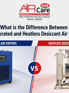 What is the Difference Between Refrigerated and Heatless Desiccant Air Dryers?