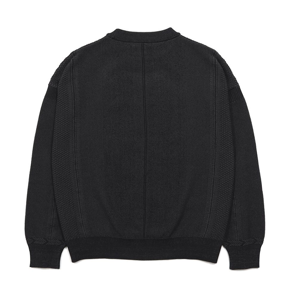 Thumbnail: YASHIKI Seihaku Knit (Black)