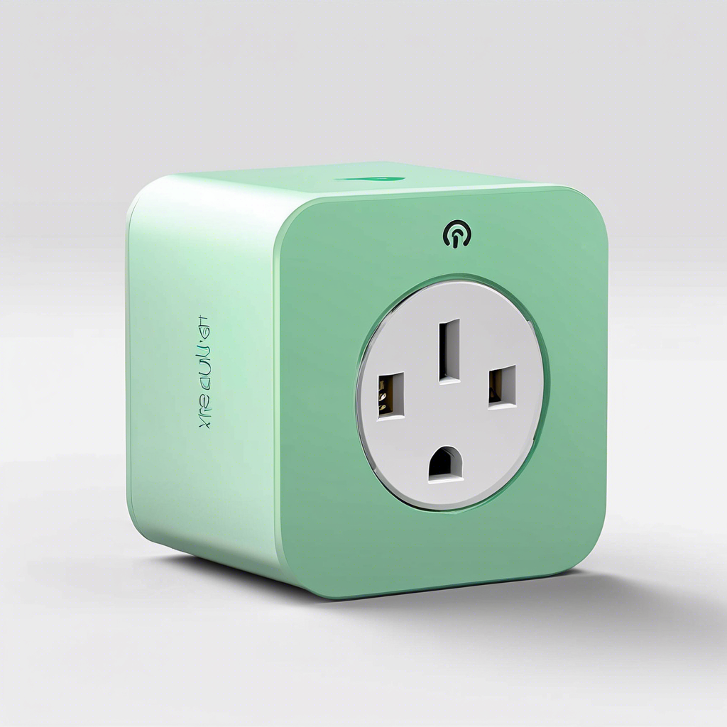 Smart cube-shaped power adapter