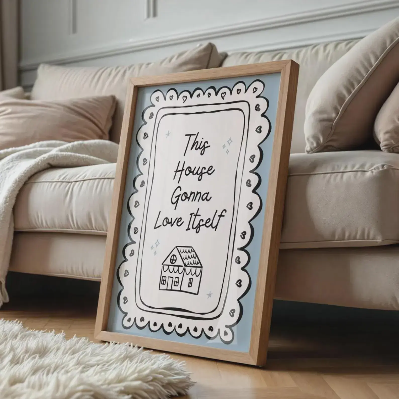 Olivia Dean Lyrics Print, This House Gonna Love Itself, Olivia Dean Print