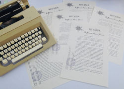 Testamento de época hecho a máquina