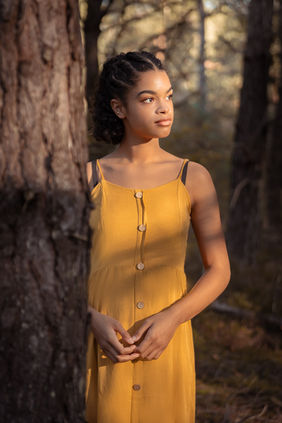 photographie femme portrait forêt