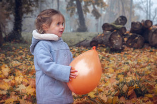 photographie enfant portrait automne