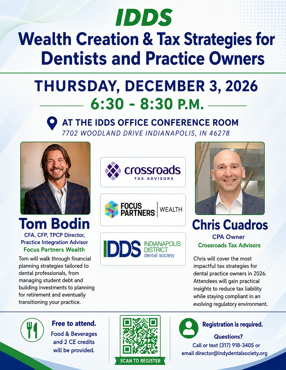 IDDS Wealth Creation & Tax Strategies for Dentists & Practice Owners