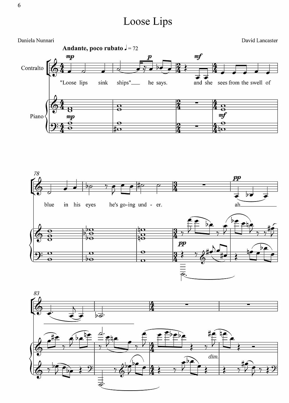 Thumbnail: Propaganda - for contralto and piano