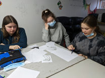 Koralie, Yolande et Anaïs