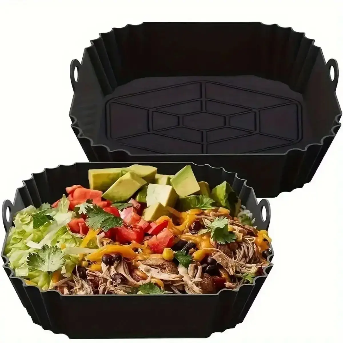 Forro reutilizável de silicone para air fryer