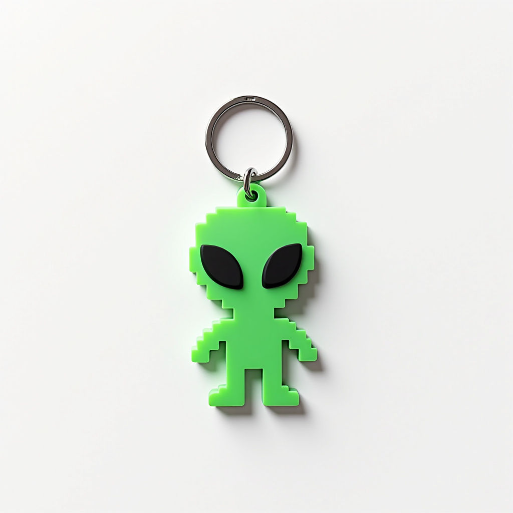 Chaveiro Pixel Alien