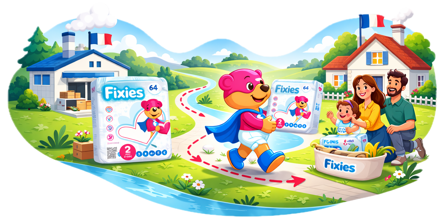 Couche bébé fabrication française en circuit court