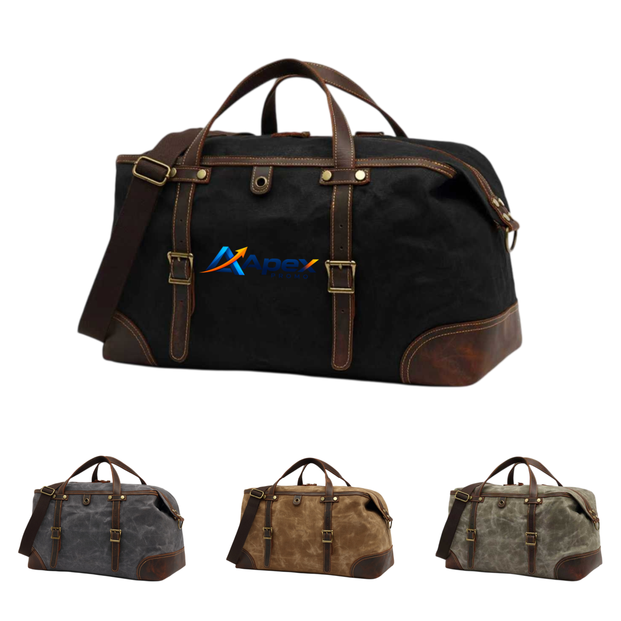 Vintage Waterproof Canvas Travel Duffel Bag