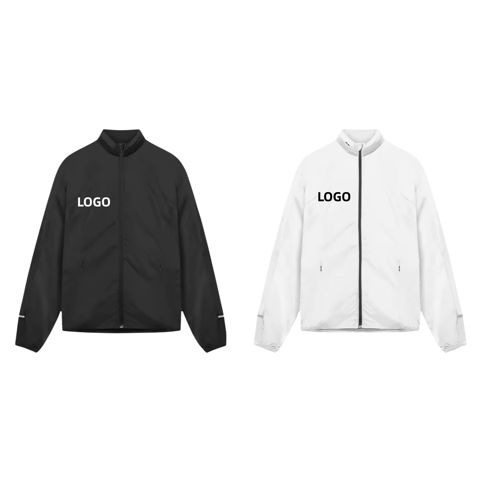 Quick-Dry Reflective Hooded Sports Jacket