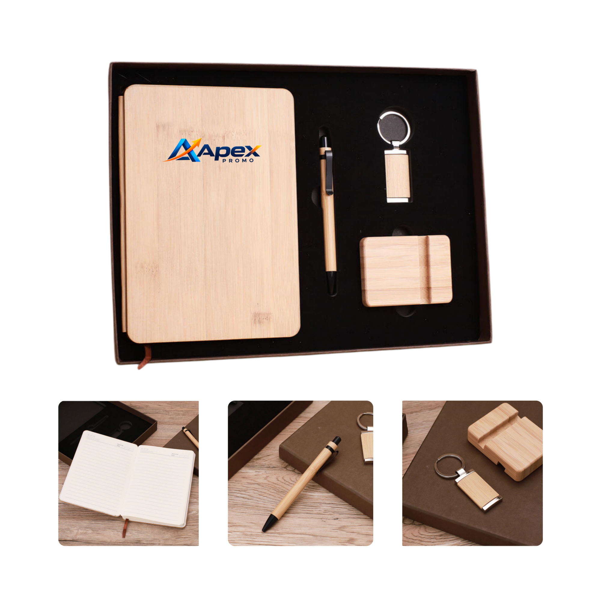Bamboo Notebook Set