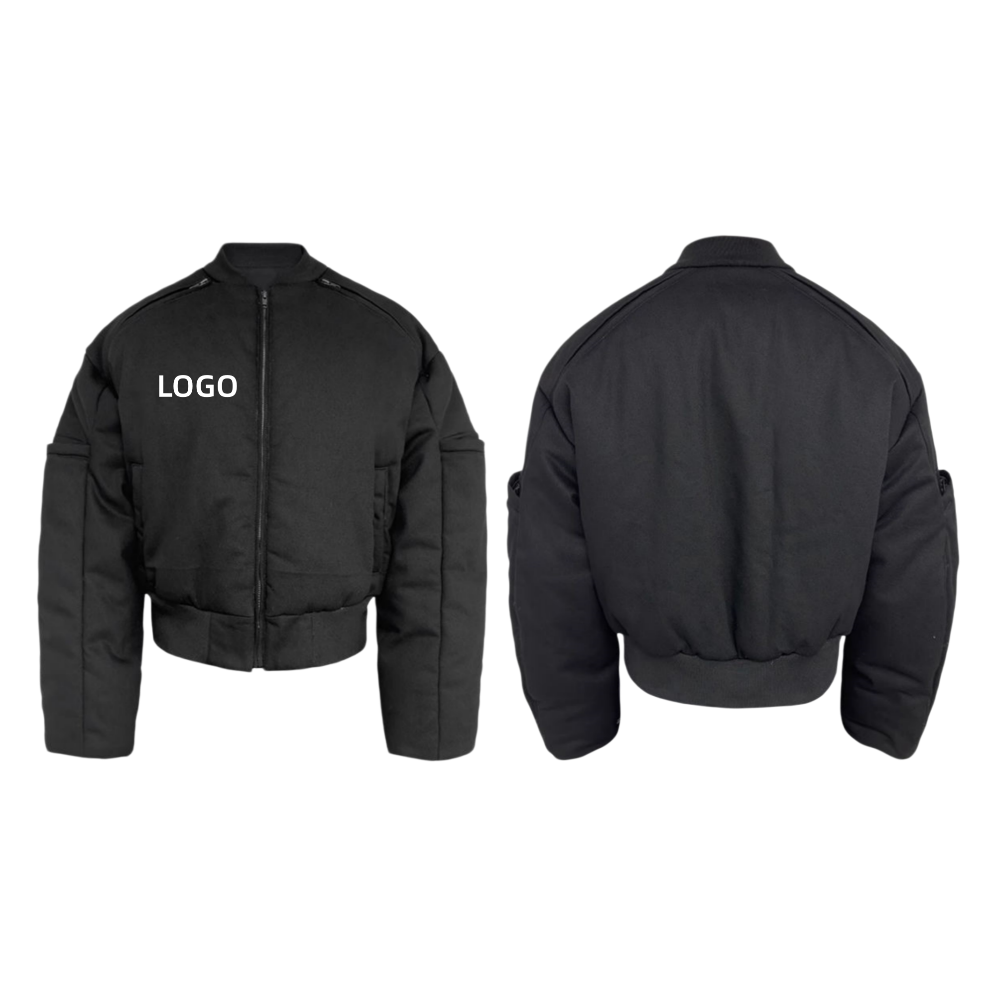 Unisex Nylon MA-1 Bomber Jacket