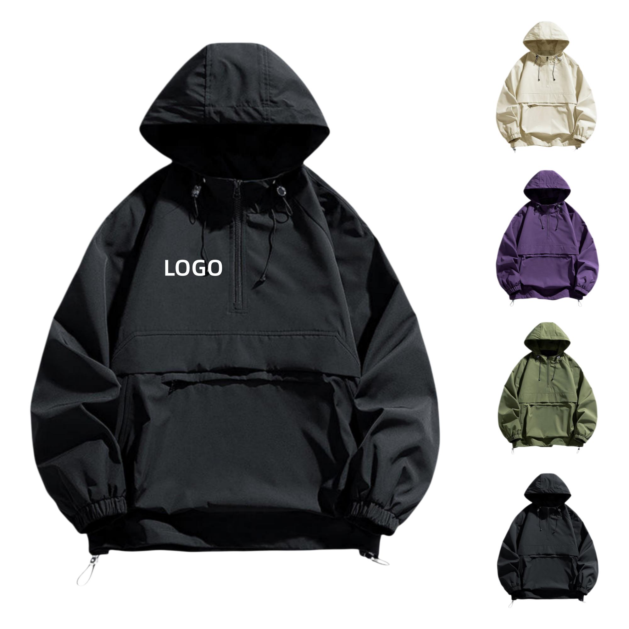 Men's Nylon Windbreaker Jacket