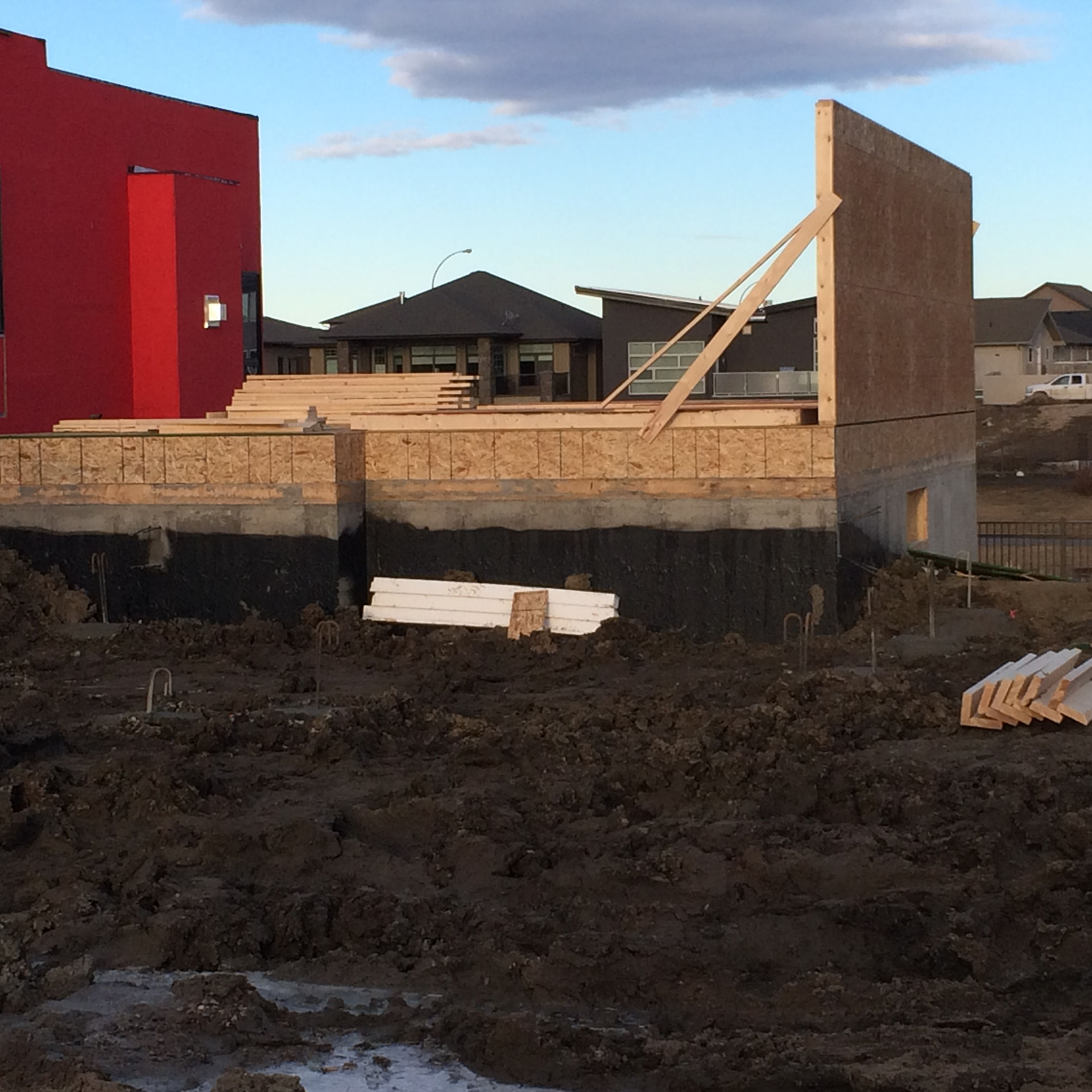 Our first wall!