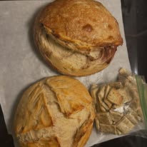 sourdough bread and crackers